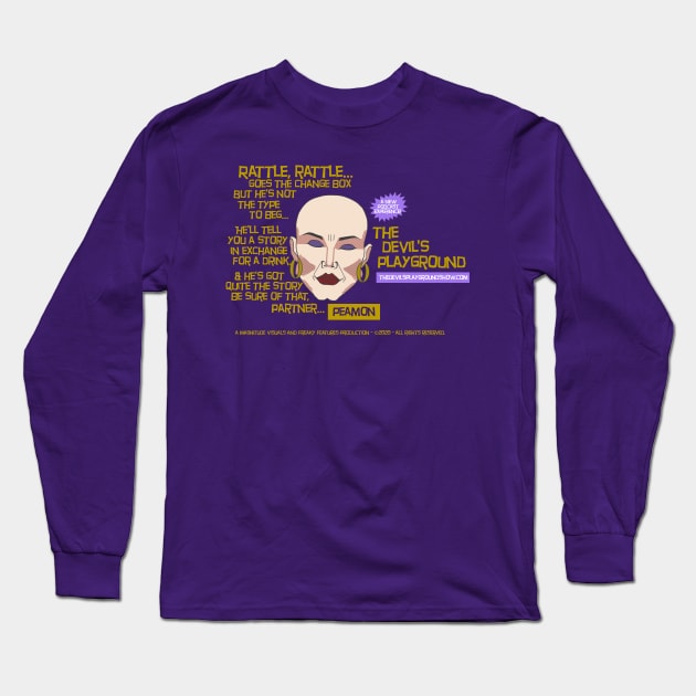 The Devil's Playground - Peamon Rudicill Long Sleeve T-Shirt by The Devil's Playground Show